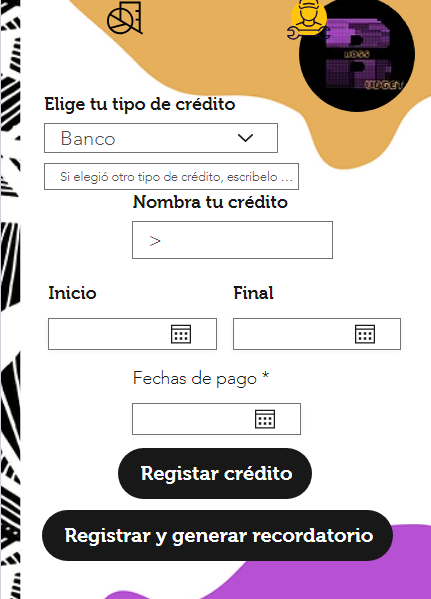 Mockup Registro de Ingresos