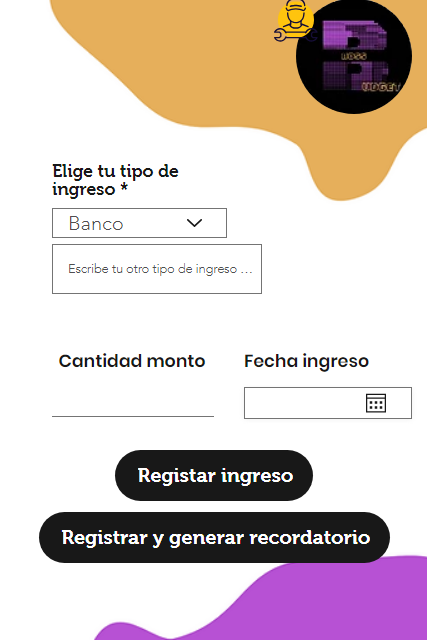 Mockup Registro de Créditos